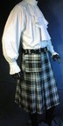 Kilt schwarz-wei